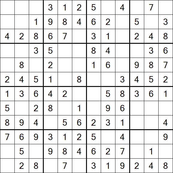 Butterfly Sudoku - Fácil
