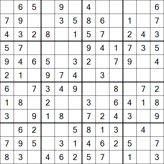 Butterfly Sudoku - Fácil