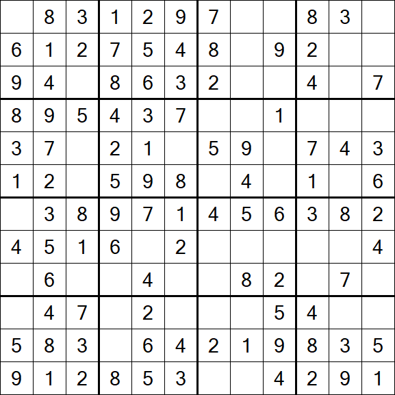 Butterfly Sudoku - Fácil