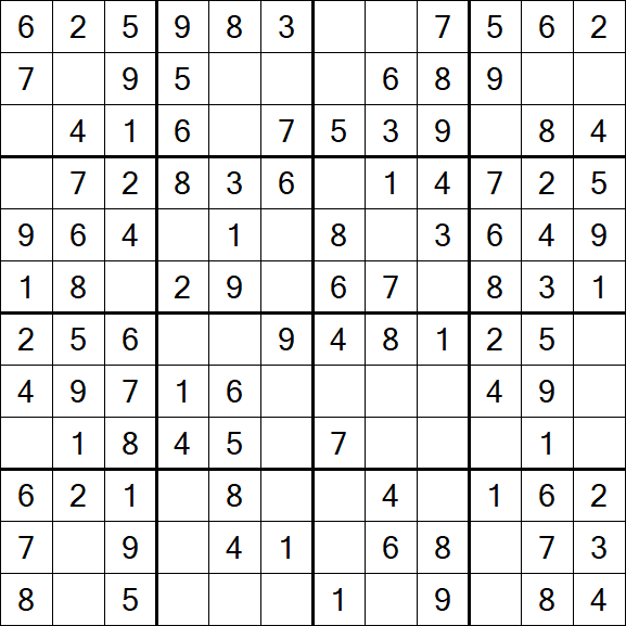 Butterfly Sudoku - Fácil
