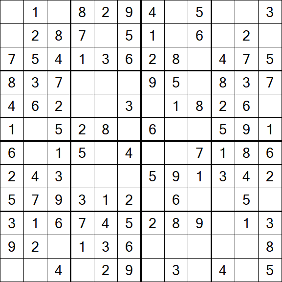 Butterfly Sudoku - Easy