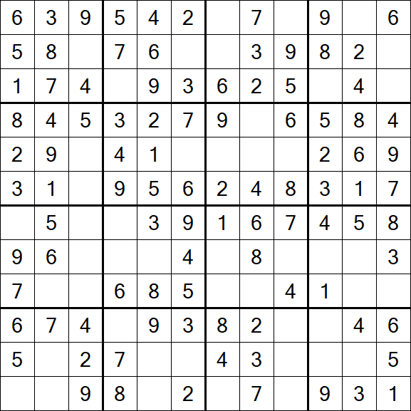Butterfly Sudoku - Fácil