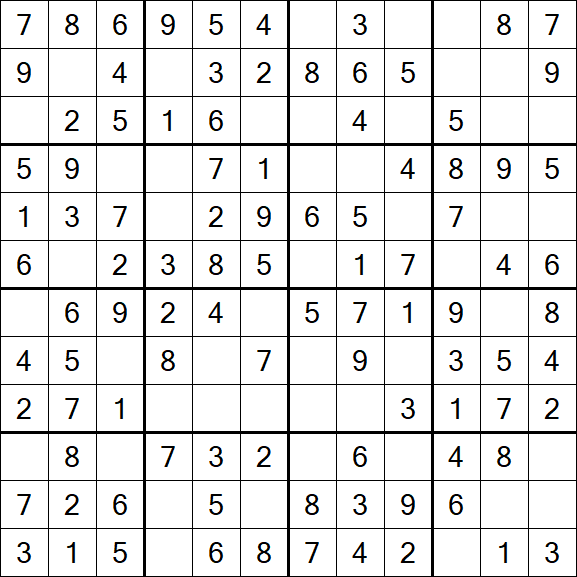 Butterfly Sudoku - Fácil
