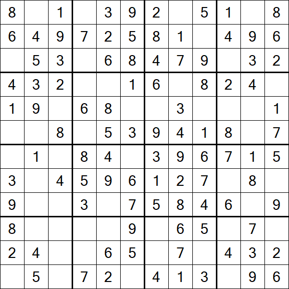 Butterfly Sudoku - Fácil