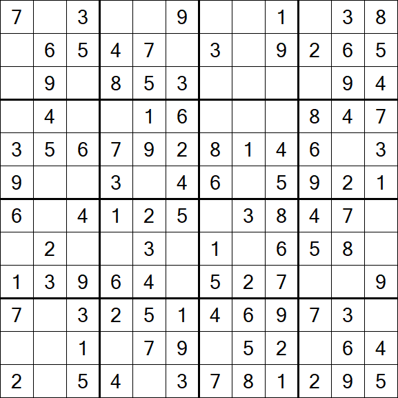 Butterfly Sudoku - Fácil
