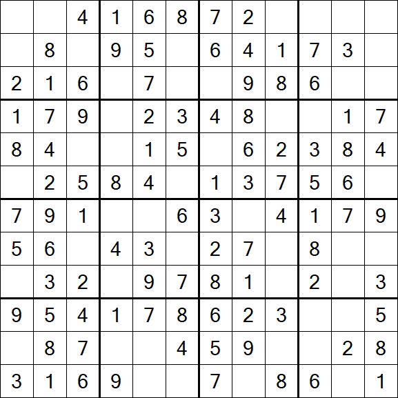Butterfly Sudoku - Fácil