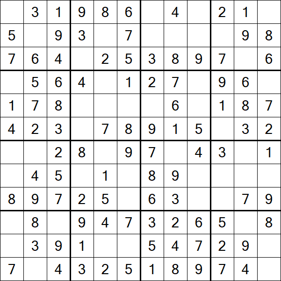 Butterfly Sudoku - Fácil