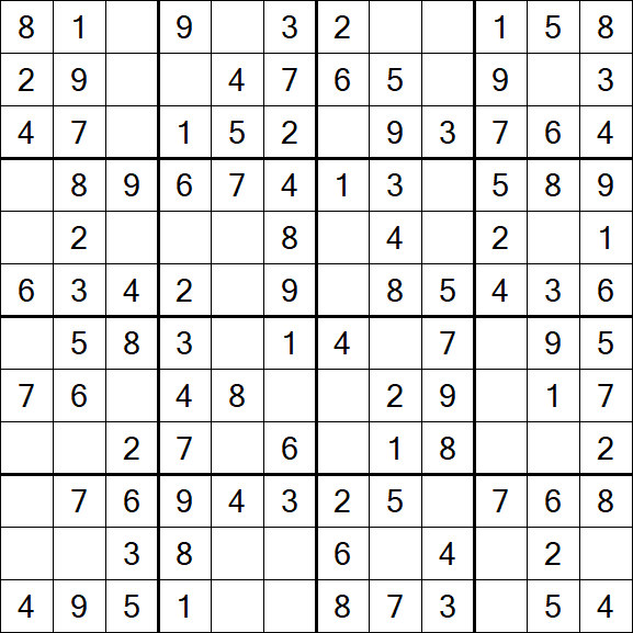 Butterfly Sudoku - Fácil
