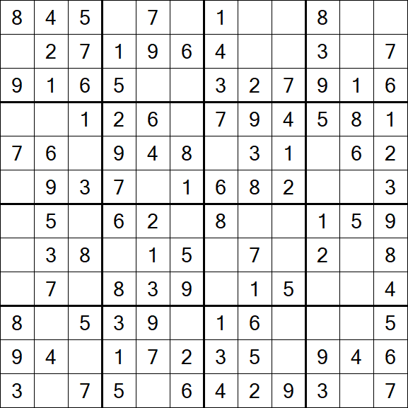 Butterfly Sudoku - Fácil