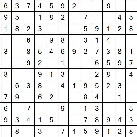 Butterfly Sudoku - Fácil