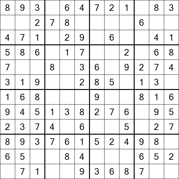 Butterfly Sudoku - Fácil