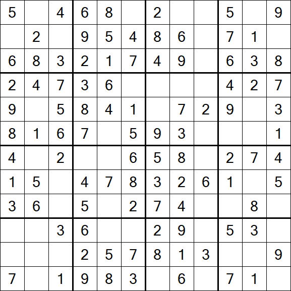 Butterfly Sudoku - Fácil