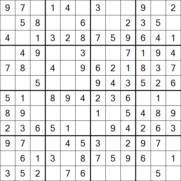 Butterfly Sudoku - Fácil
