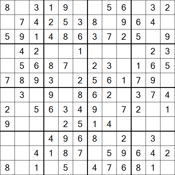 Butterfly Sudoku - Fácil
