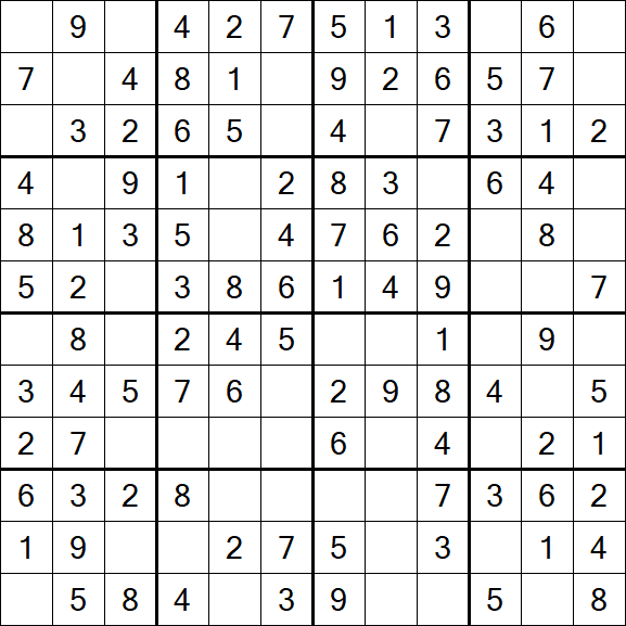 Butterfly Sudoku - Fácil