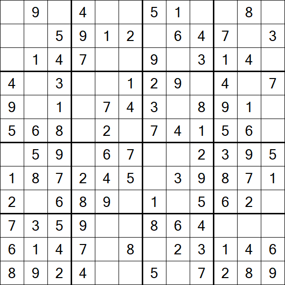 Butterfly Sudoku - Fácil