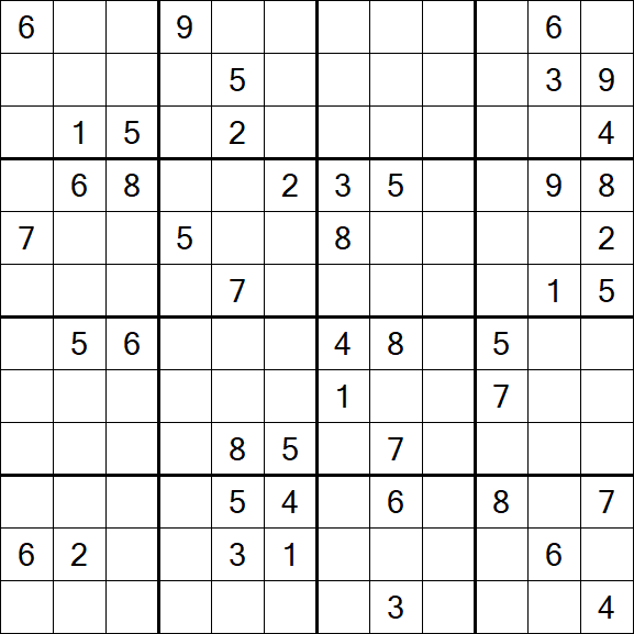 Butterfly Sudoku - Difficile