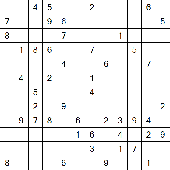 Butterfly Sudoku - Hard