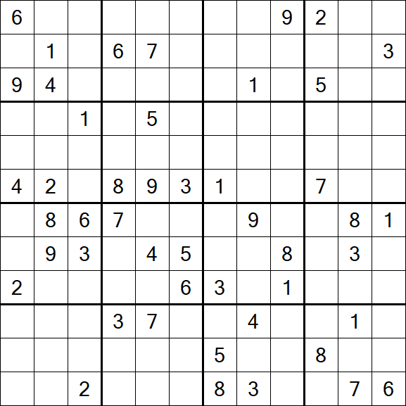 Butterfly Sudoku - Schwierig