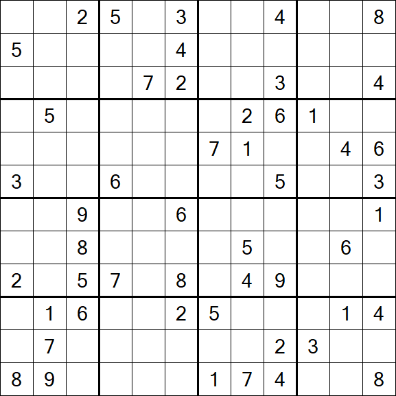 Butterfly Sudoku - Hard