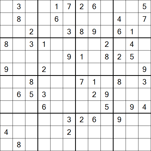 Butterfly Sudoku - Hard