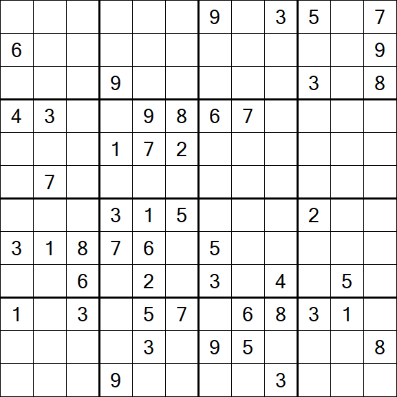 Butterfly Sudoku - Difficile