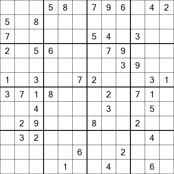 Butterfly Sudoku - Difficile
