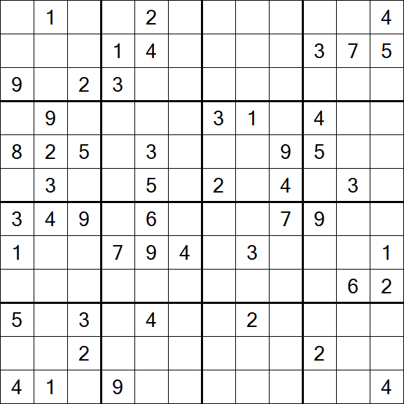 Butterfly Sudoku - Difficile