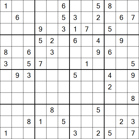 Butterfly Sudoku - Difícil