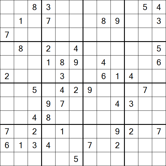 Butterfly Sudoku - Hard