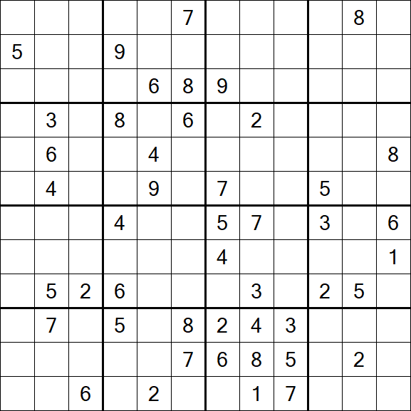 Butterfly Sudoku - Schwierig