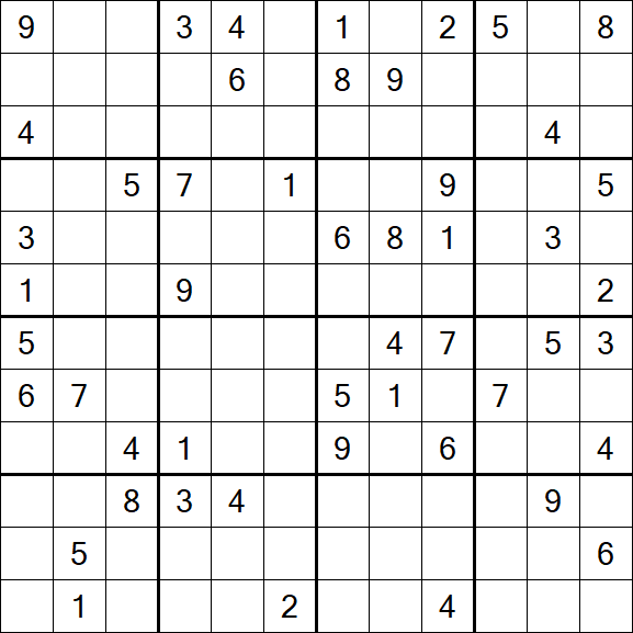 Butterfly Sudoku - Hard