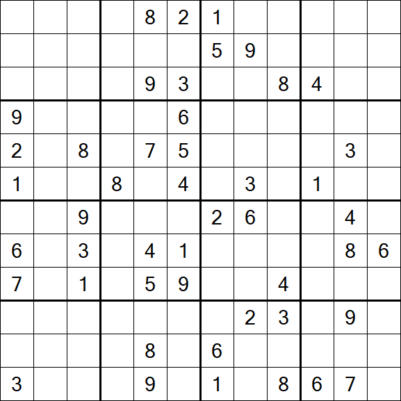 Butterfly Sudoku - Difficile