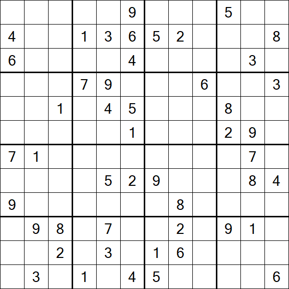 Butterfly Sudoku - Difficile