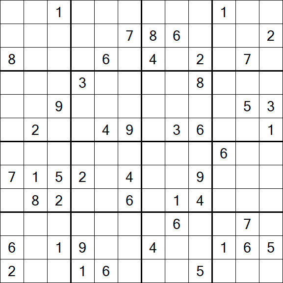 Butterfly Sudoku - Difficile