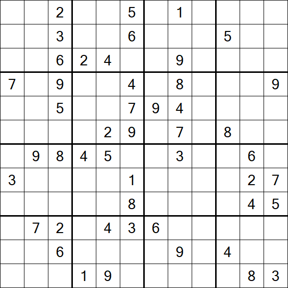 Butterfly Sudoku - Difficile