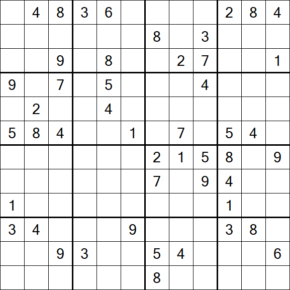 Butterfly Sudoku - Difficile