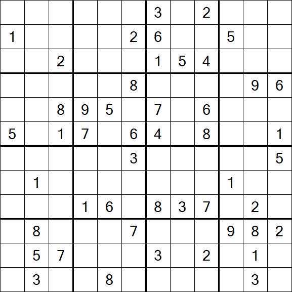 Butterfly Sudoku - Difficile