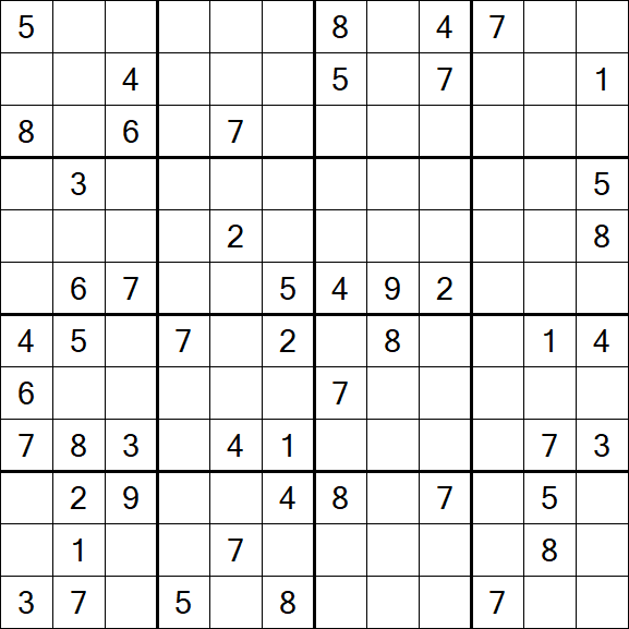 Butterfly Sudoku - Difícil