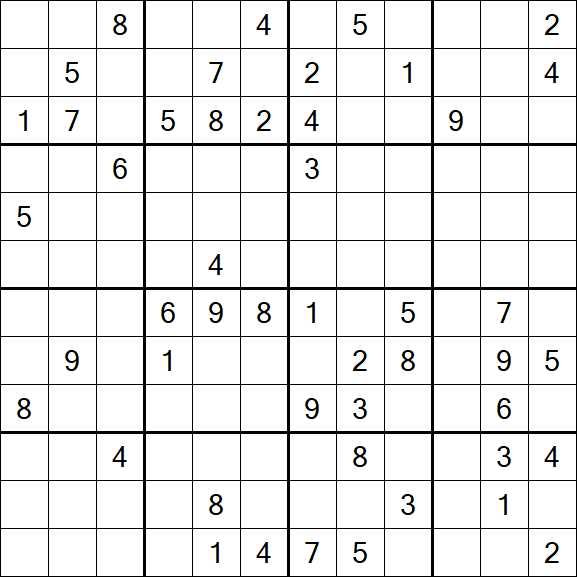 Butterfly Sudoku - Hard
