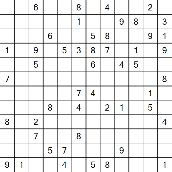 Butterfly Sudoku - Hard