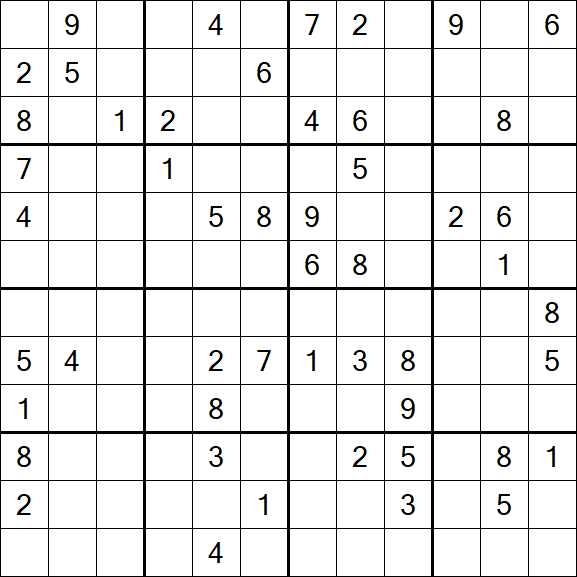 Butterfly Sudoku - Hard