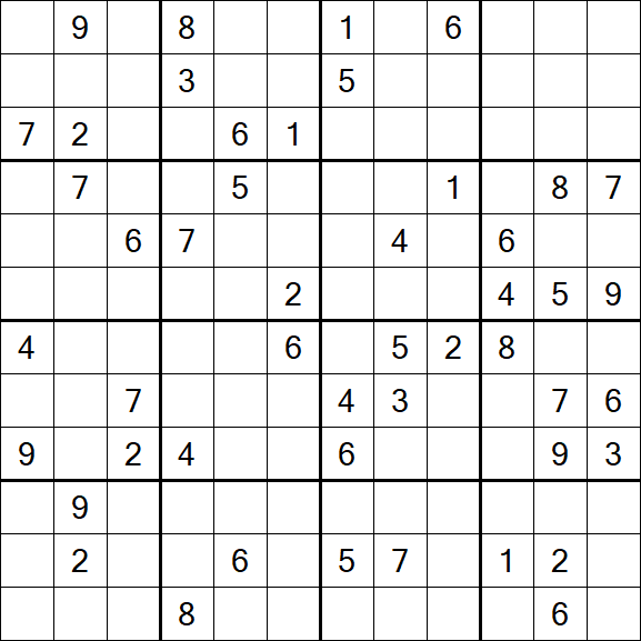 Butterfly Sudoku - Hard