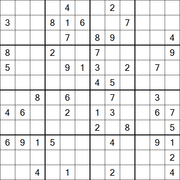 Butterfly Sudoku - Hard