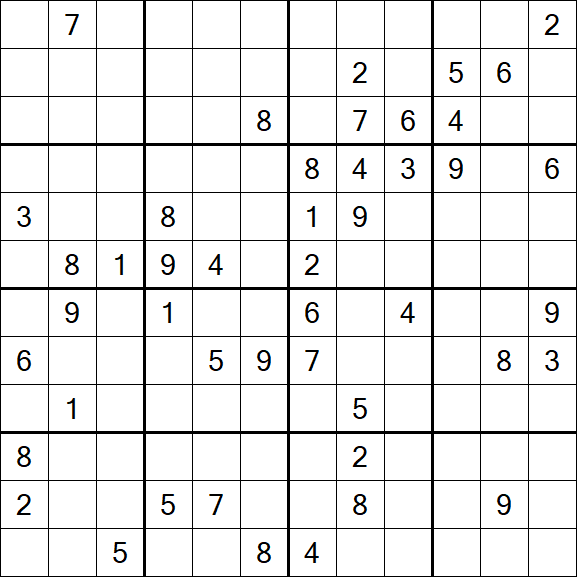 Butterfly Sudoku - Difficile