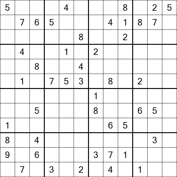 Butterfly Sudoku - Difícil