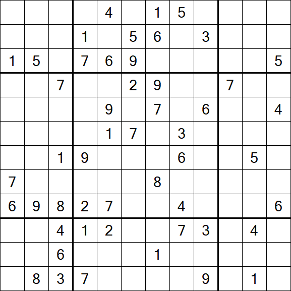 Butterfly Sudoku - Difficile