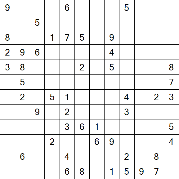 Butterfly Sudoku - Difficile