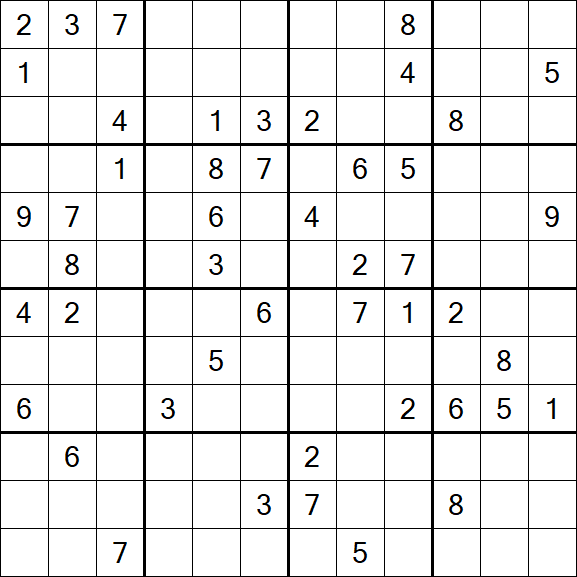 Butterfly Sudoku - Difficile