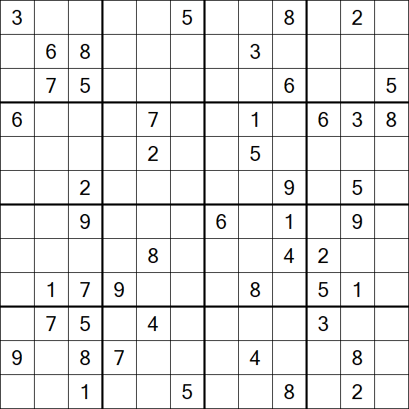Butterfly Sudoku - Difficile
